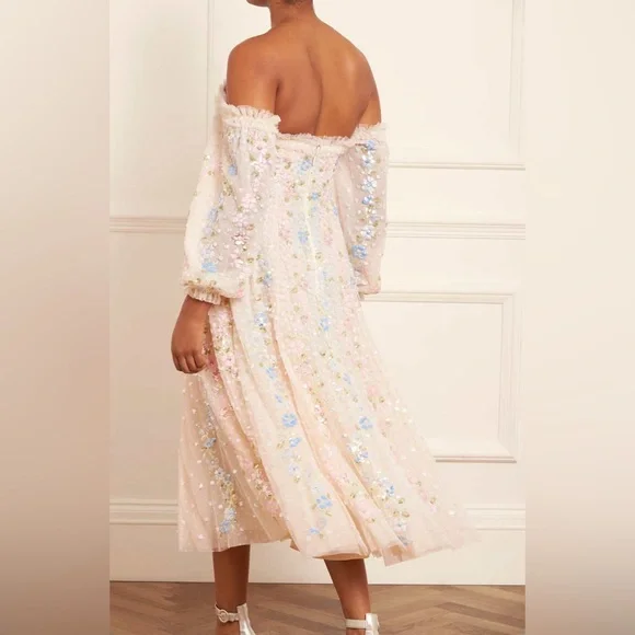 Confetti Gloss Off-Shoulder Ballerina Dress - Picture 6 of 9